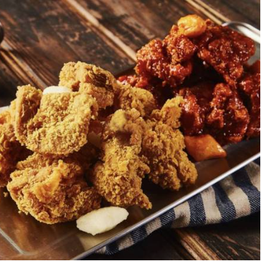 Half &amp; Half Boneless Korean Fried Chicken